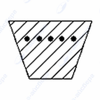 Ремень 3 L 513 Merloni 104498 1.11.000.56