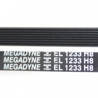 Ремень 1233 H8, L1178мм, черный, Hutchinson