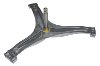 Крестовина барабана стиральной машины Атлант, лучи 23,7 см, вал 12,3 см, d - 20 мм, крепление под болт, код 730136201500